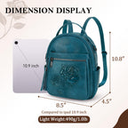 Mini Backpack Purse for Women,Vegan Leather Small Backpack for Daily