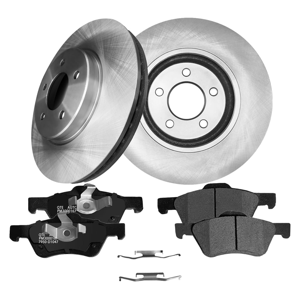 PM Auto Front Brake Kit Compatible With 2005-2012 Ford Escape