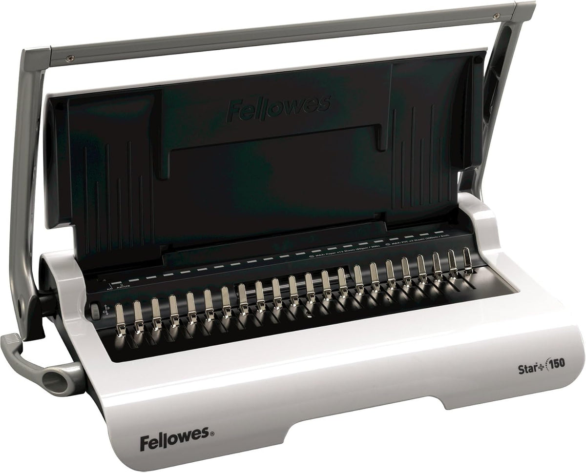 Star+ Comb Binding Machine, Classroom Must-Haves Manual Binder, 15-Sheet Punch Capacity, Perfect for School Supplies