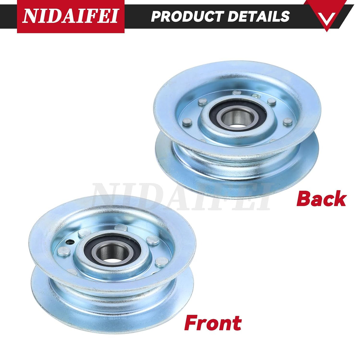 2 Pack GY22172 Idler Pulley with 1 Pack GY20629 Idler Pulley