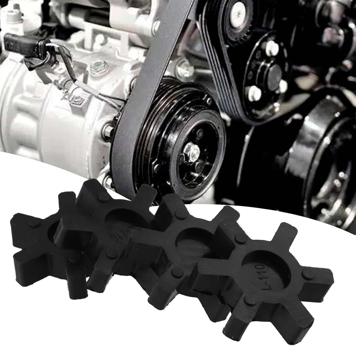 4PCS For L110 Flexible Rubber Spider Insert For L-Jaw Coupling