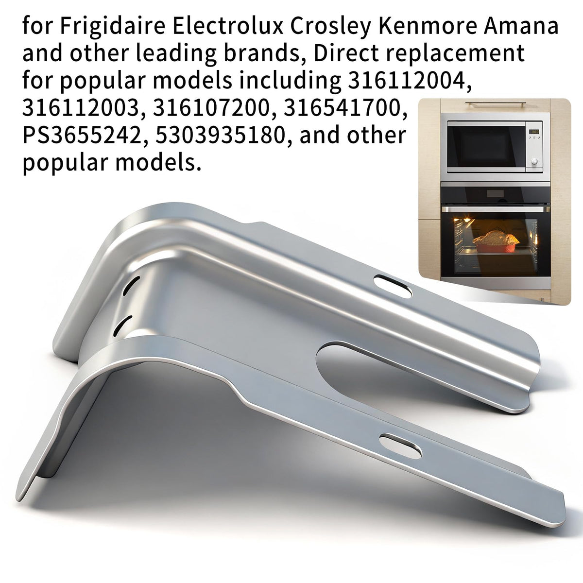 316112005 Anti Tip Bracket Kit for Frigidaire Electrolux Stove Range Oven
