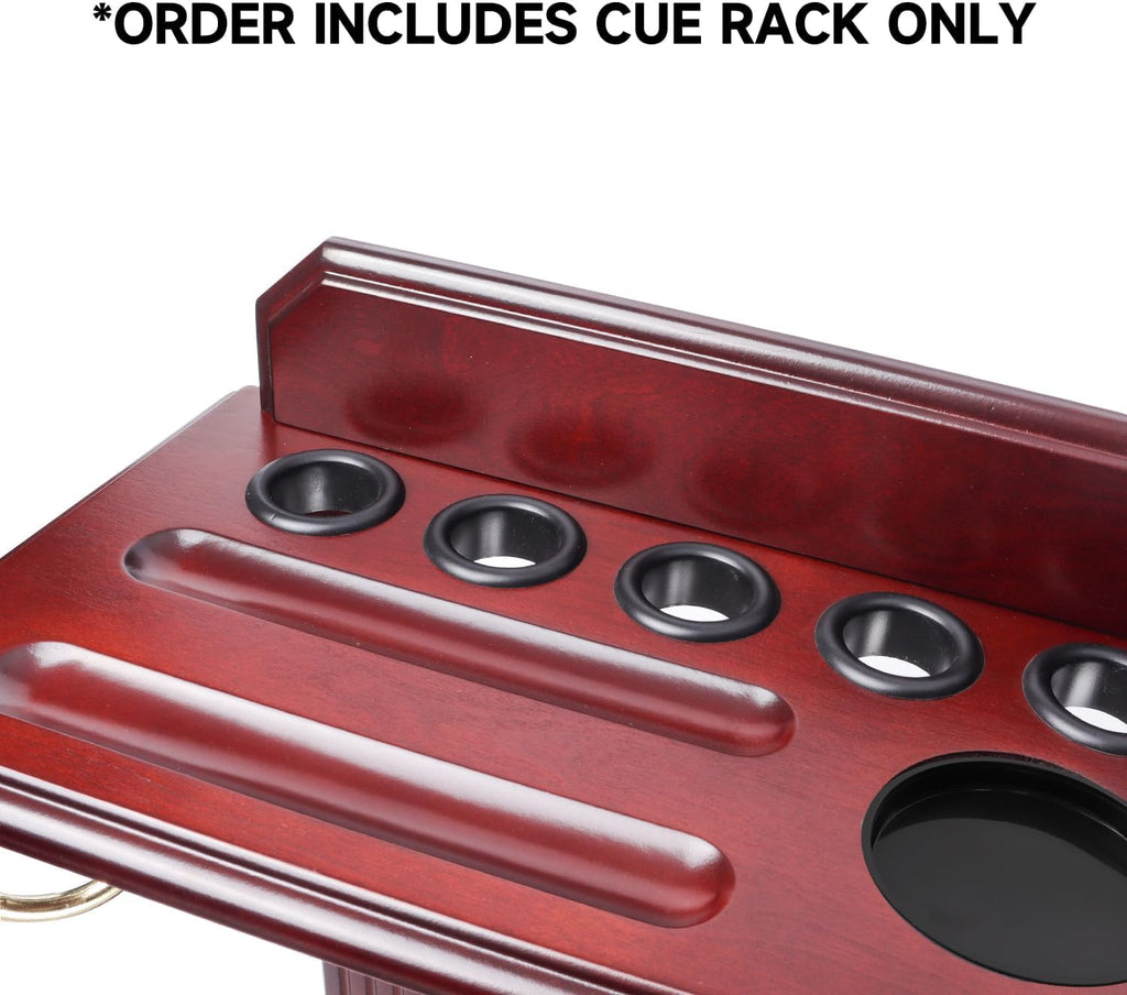 GSE Corner-Style Floor Stand Billiard Pool Cue Racks with Score Counters | Holds Pool Cue Sticks, Full Set of Balls