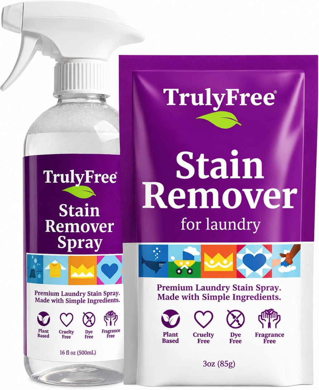 Laundry Stain Remover Spray - 16oz + 1 Fill, 3oz
