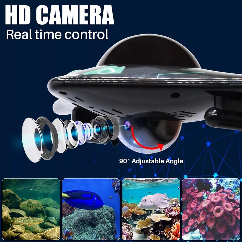 Mini RC Boat 6CH Waterproof WiFi Remote Control Camera Boat for Pools & Lakes Real-Time Shoot Outdoor Children Toys