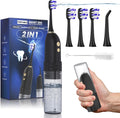 Electric Toothbrush with Water flosser, 2 in 1 Teeth Cleaning Kit, Toothbrush and Water flosser Combo, 25 - Day