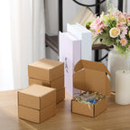 100 Pcs 4x4x2'' Shipping Boxes Corrugated