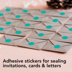 Teal Perforated Round Circle Dot Sticker 1/2-Inch Labels — 10 Rolls, 30,000 Stickers - Planners, Invitations for