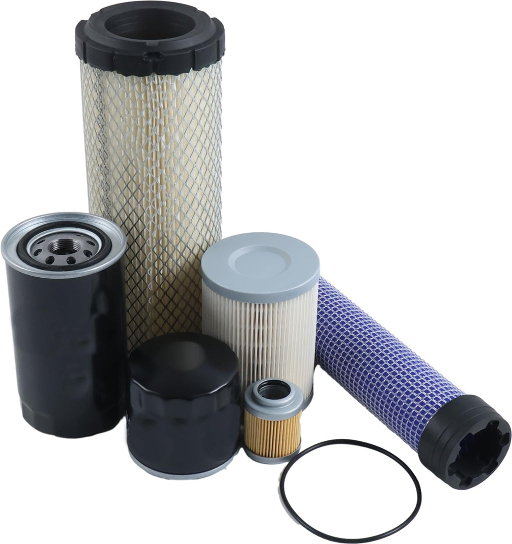 JZGRDN Maintenance Filter Kit Compatible with Takeuchi TB240 Tier 4 Compact Excavator
