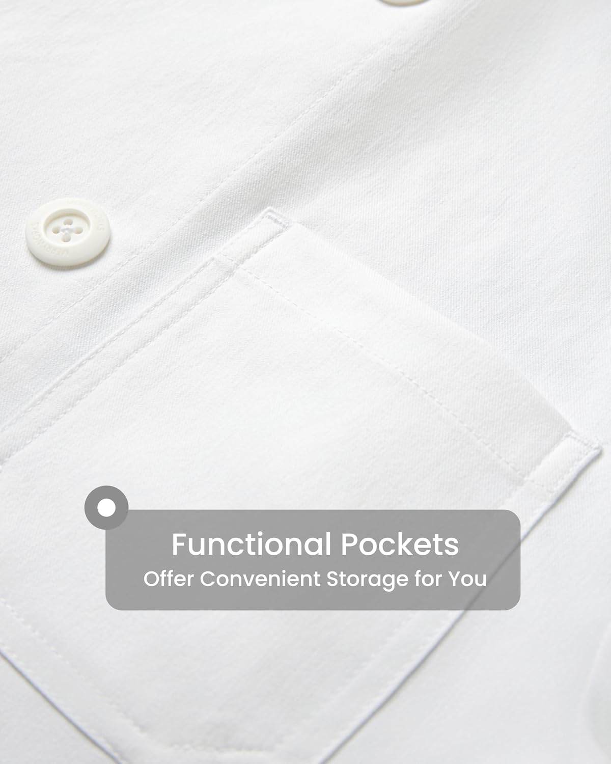 Chef Coat Men with Long Sleeve & 3 Pockets, Saturn