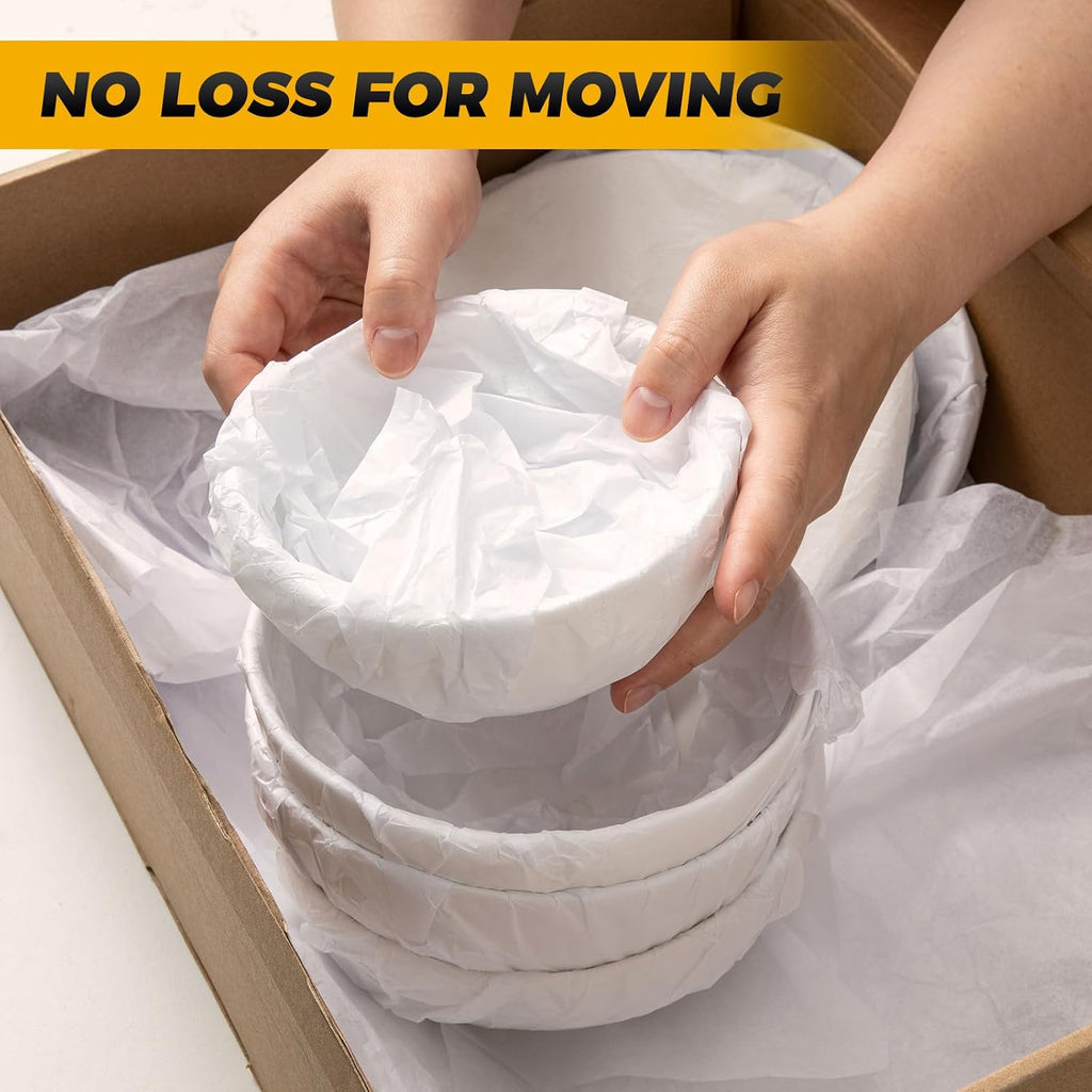 1000 Sheets White Tissue Paper for Gift Bags, 20"x 30" Tissue Paper Bulk