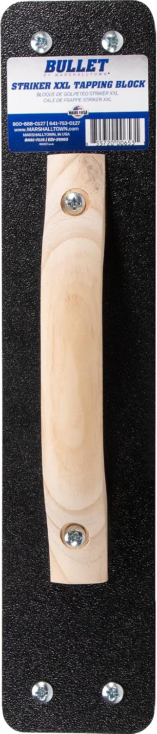 BULLET TOOLS Striker XXL Tapping Block, Laminate Flooring, Assembled in USA