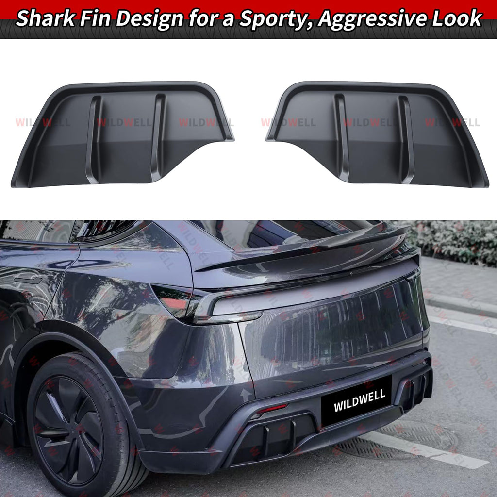 WildWell Rear Diffuser Lip Compatible with 2025-2026 Tesla Model Y Juniper