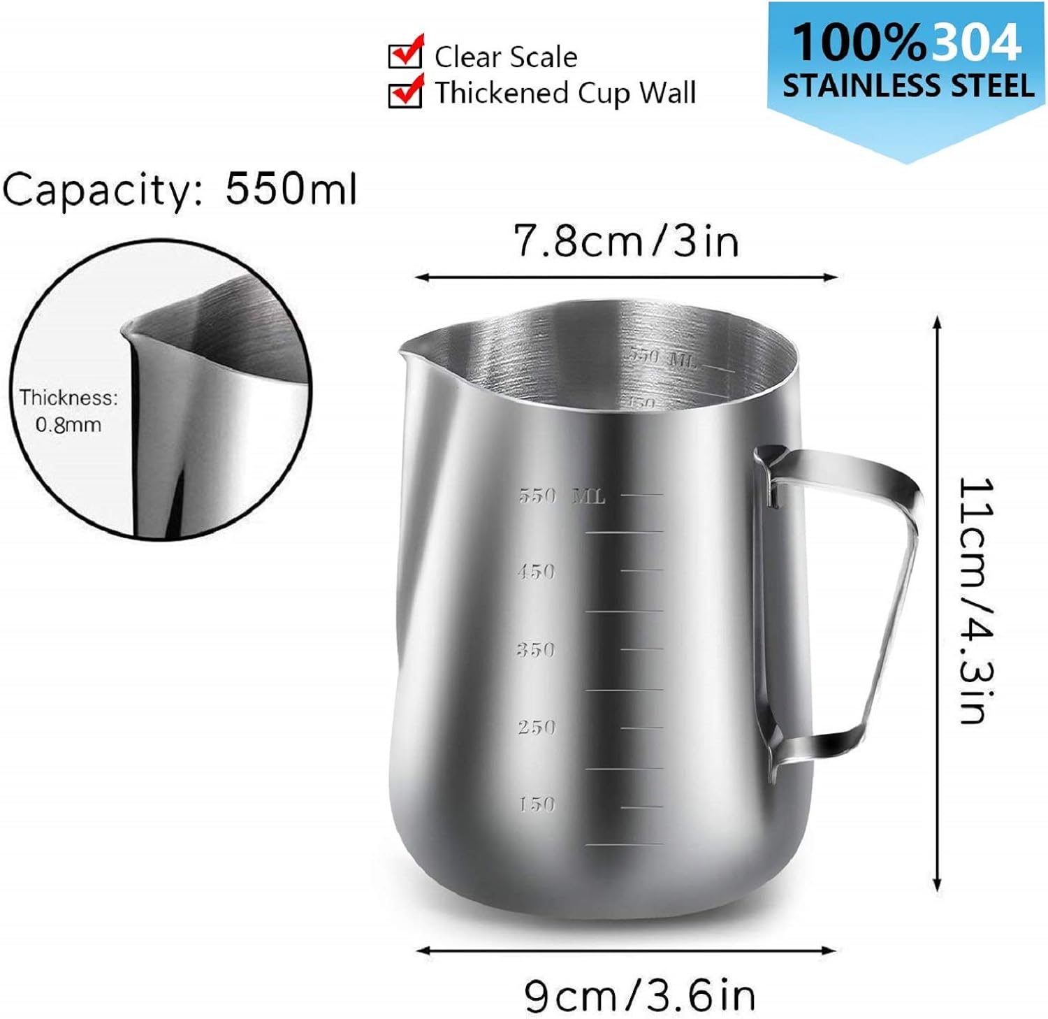 Candle Making Kit, Candle Make Pouring Pot and Wicks | 304 Stainless Steel Melting Pot, Candle Wicks, Wicks Sticker &