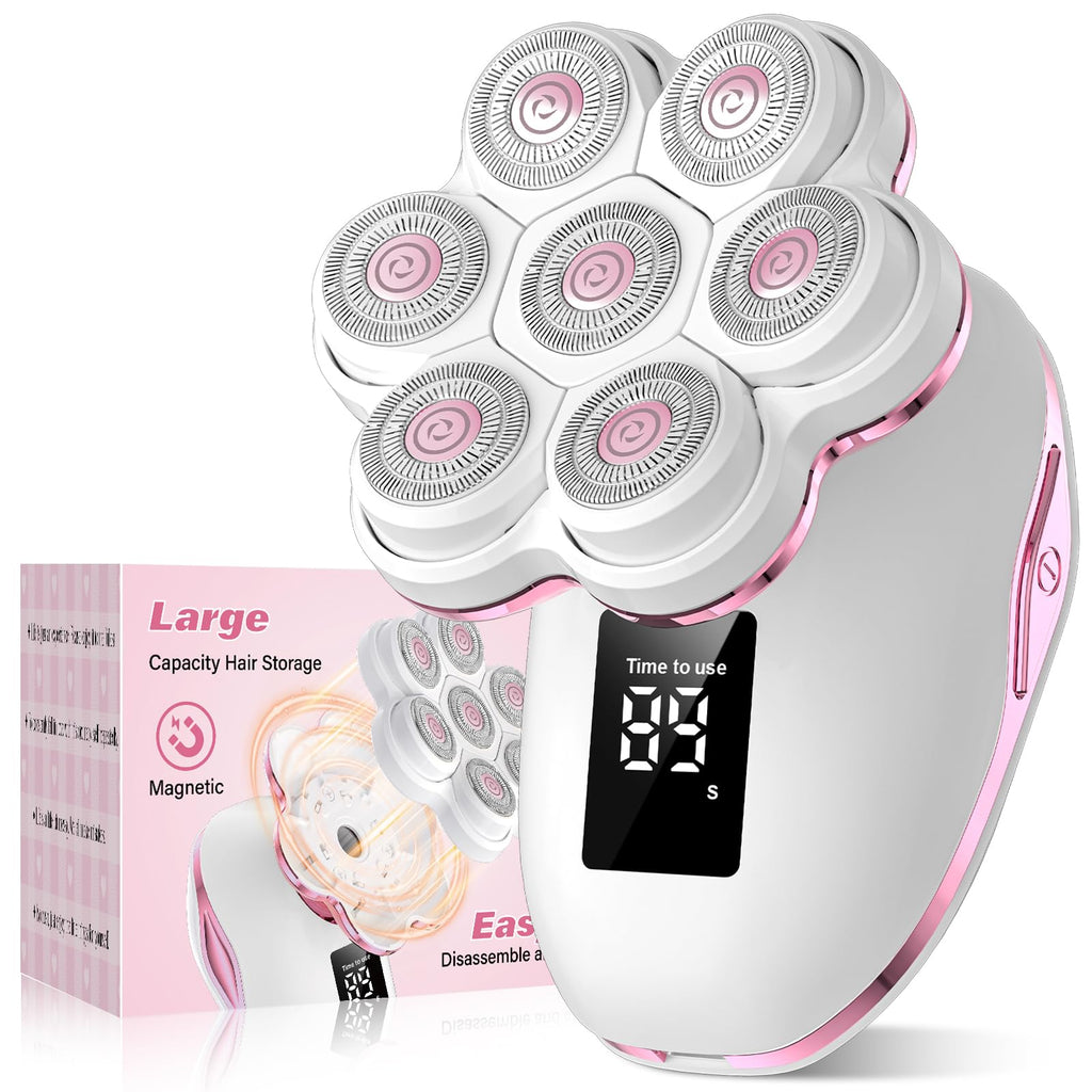Electric Razors for Women Legs, 7D Floating Head Electric Shaver