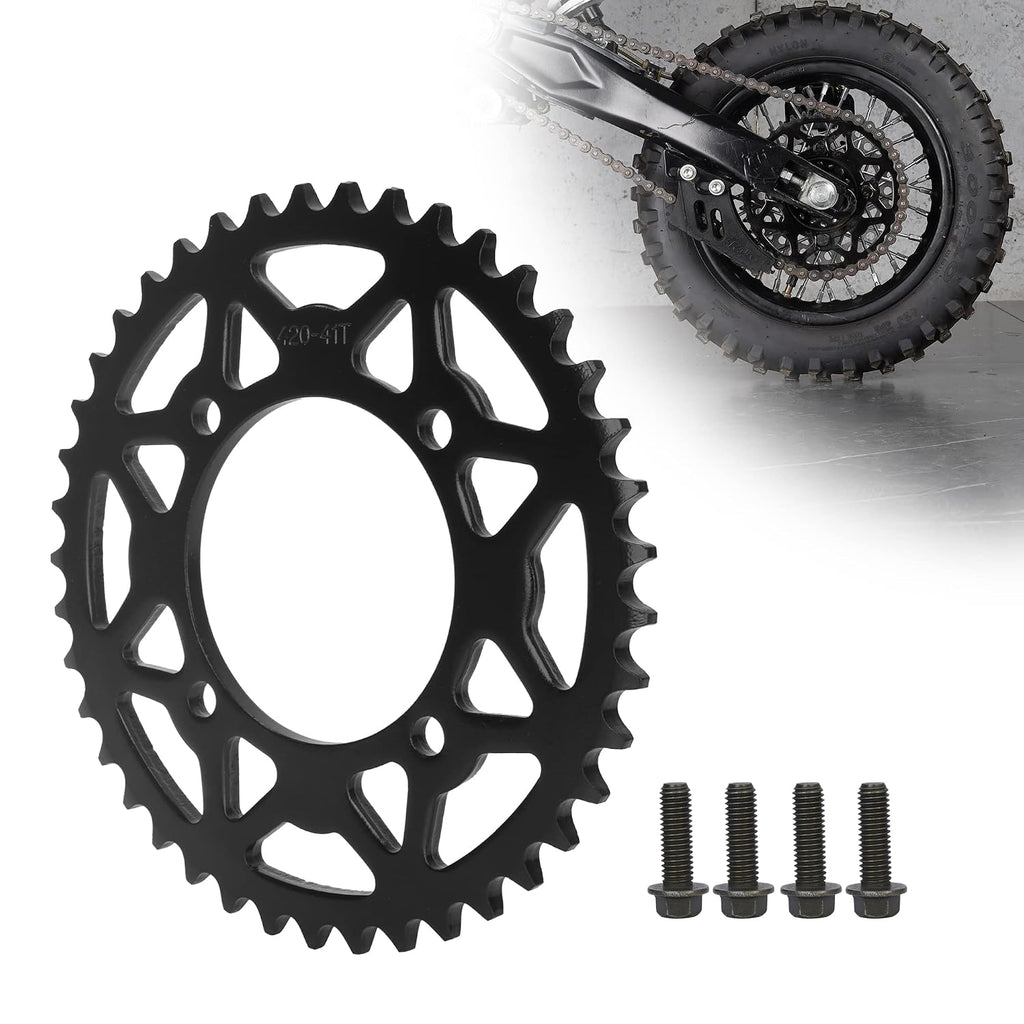 RUTU 420 Chain Sprocket Rear Sprocket 41 Tooth 76mm