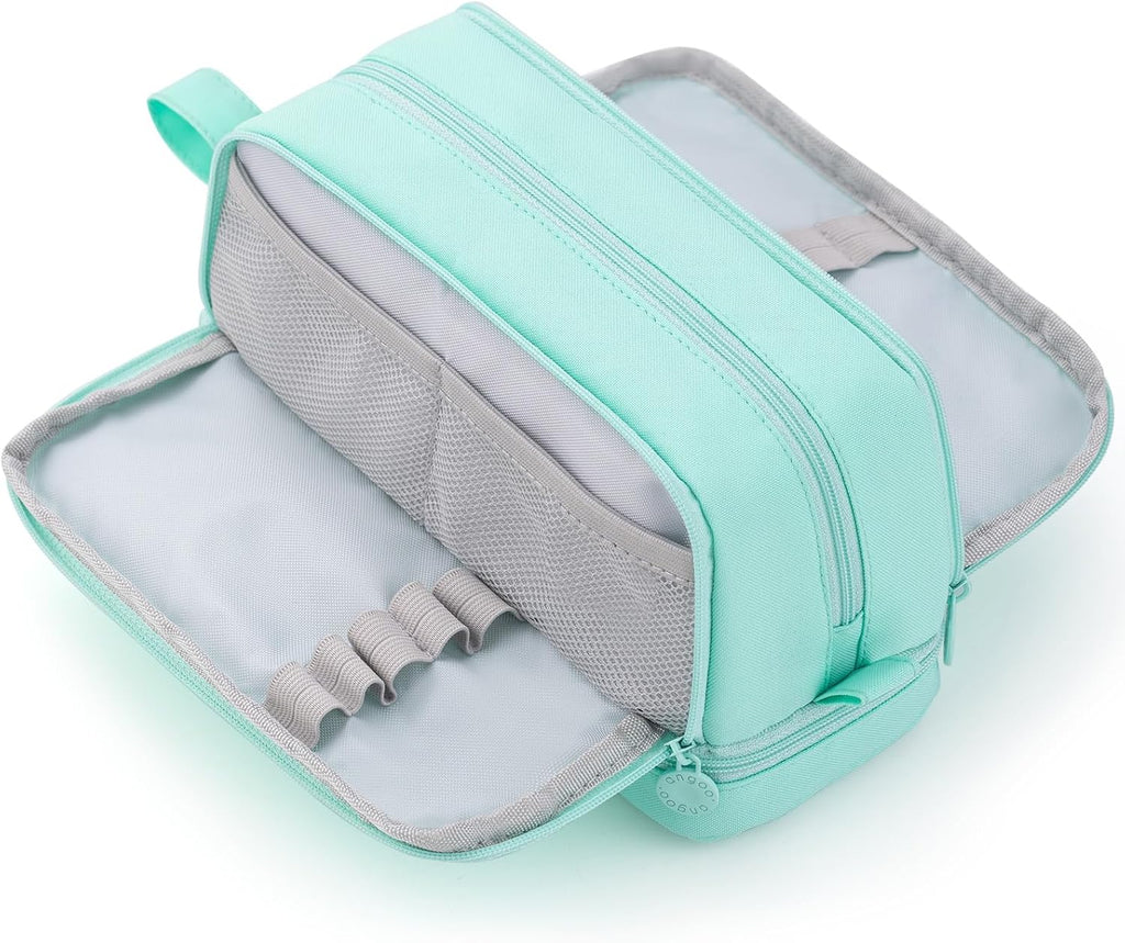Large Capacity Pen Pencil Case with 4 Compartments, Multi-Slot Pencil Pouch Bag Aesthetic School Supplies Organizer