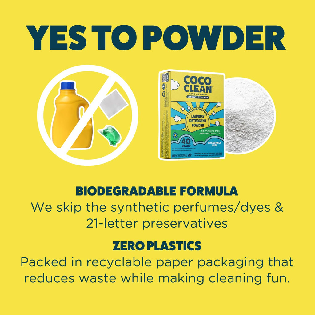 Laundry Powder, 5 Pack, 30 Loads, 9 oz