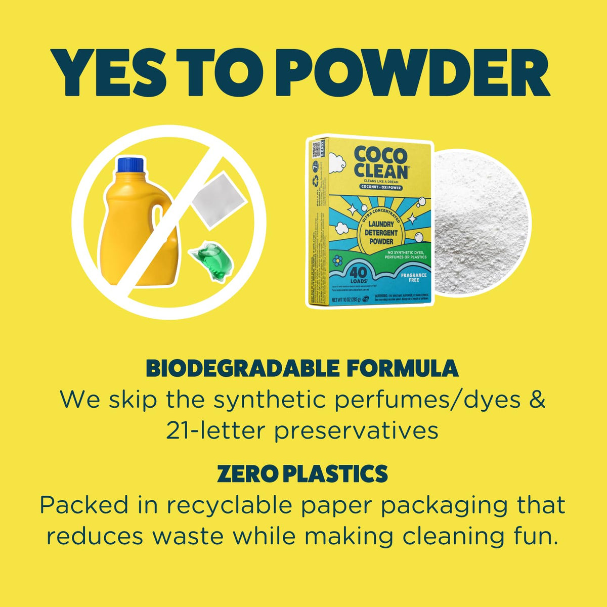 Laundry Powder, 5 Pack, 30 Loads, 9 oz