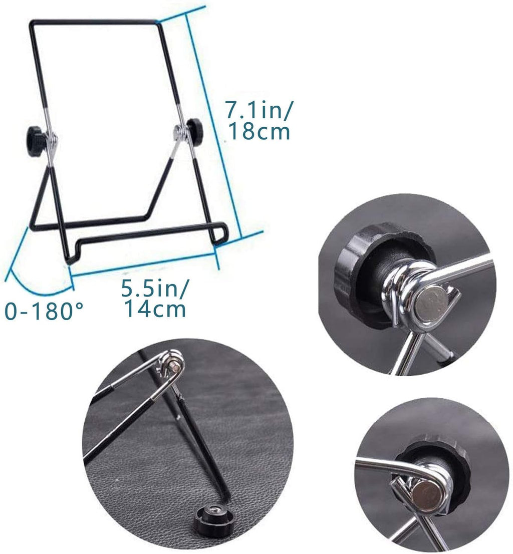 Adjustable Tablet Stand Holder 2 Pack, Non-Slip Foldable Holder Cradle Fit for 9-12.9" Tablets, iPad, Samsung and