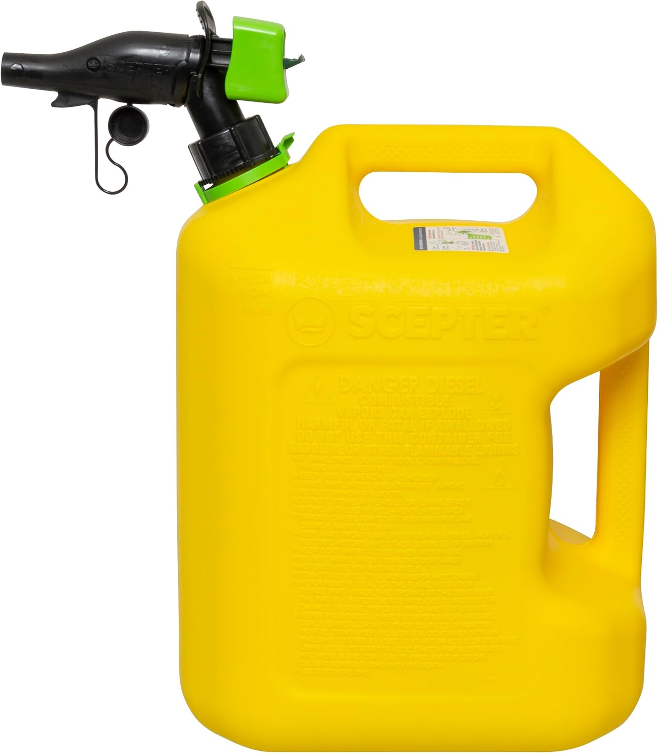 5 Gallon Gas Can with Spill Proof SmartControl Spout, Diesel Only | Diesel Only, EPA/CARB Compliant Fuel Container