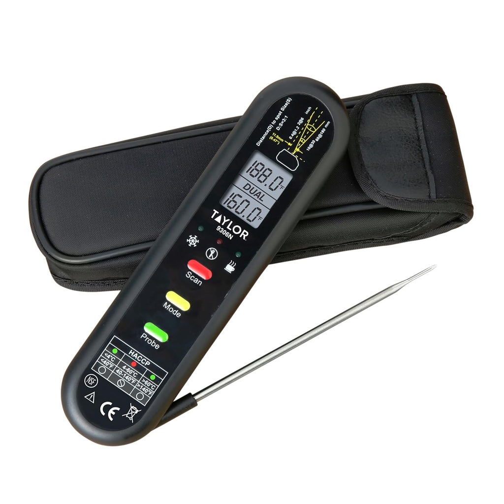 Digital Thermocouple and Infrared Thermometer with HACCP Pass/Fail