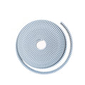 Xuulan HTD5M White PU Open Timing Belt Width 12 15 20mm Polyurethane with Steel Core HTD 5M Open Ended Pitch 5mm Pulley 5M-15mm(4 Meters,15mm)