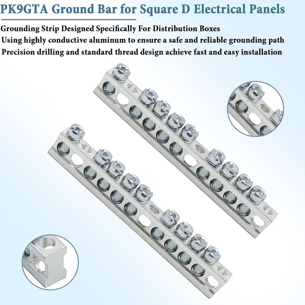 3MIRRORS PK9GTACP Terminal Ground Bar Kit for Square D