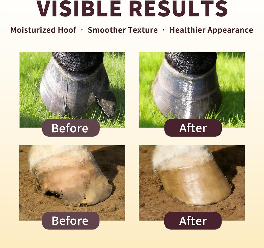 Hoof Oil Spray for Horse – Deep Hydration & Frog Care | Jojoba, Coconut & Tea Tree Formula | Repairs Dry, Cracked