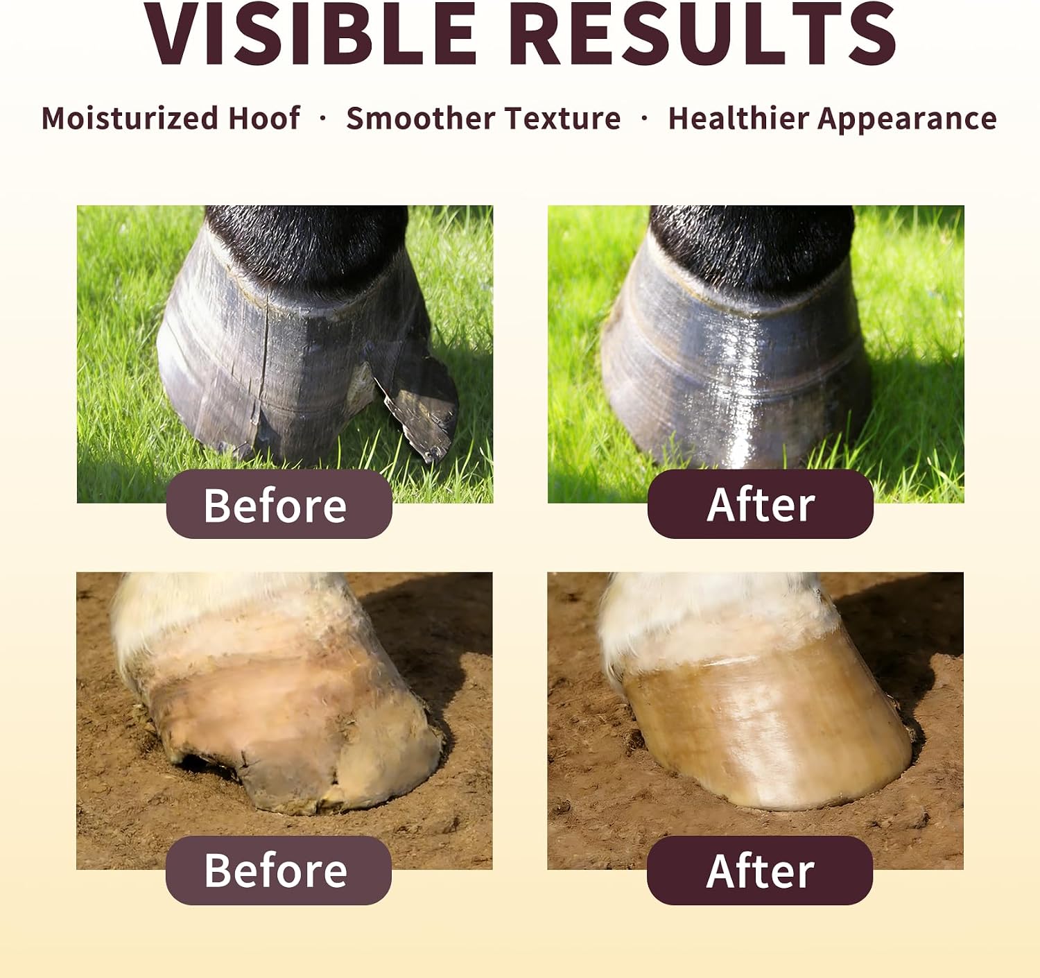 Hoof Oil Spray for Horse – Deep Hydration & Frog Care | Jojoba, Coconut & Tea Tree Formula | Repairs Dry, Cracked