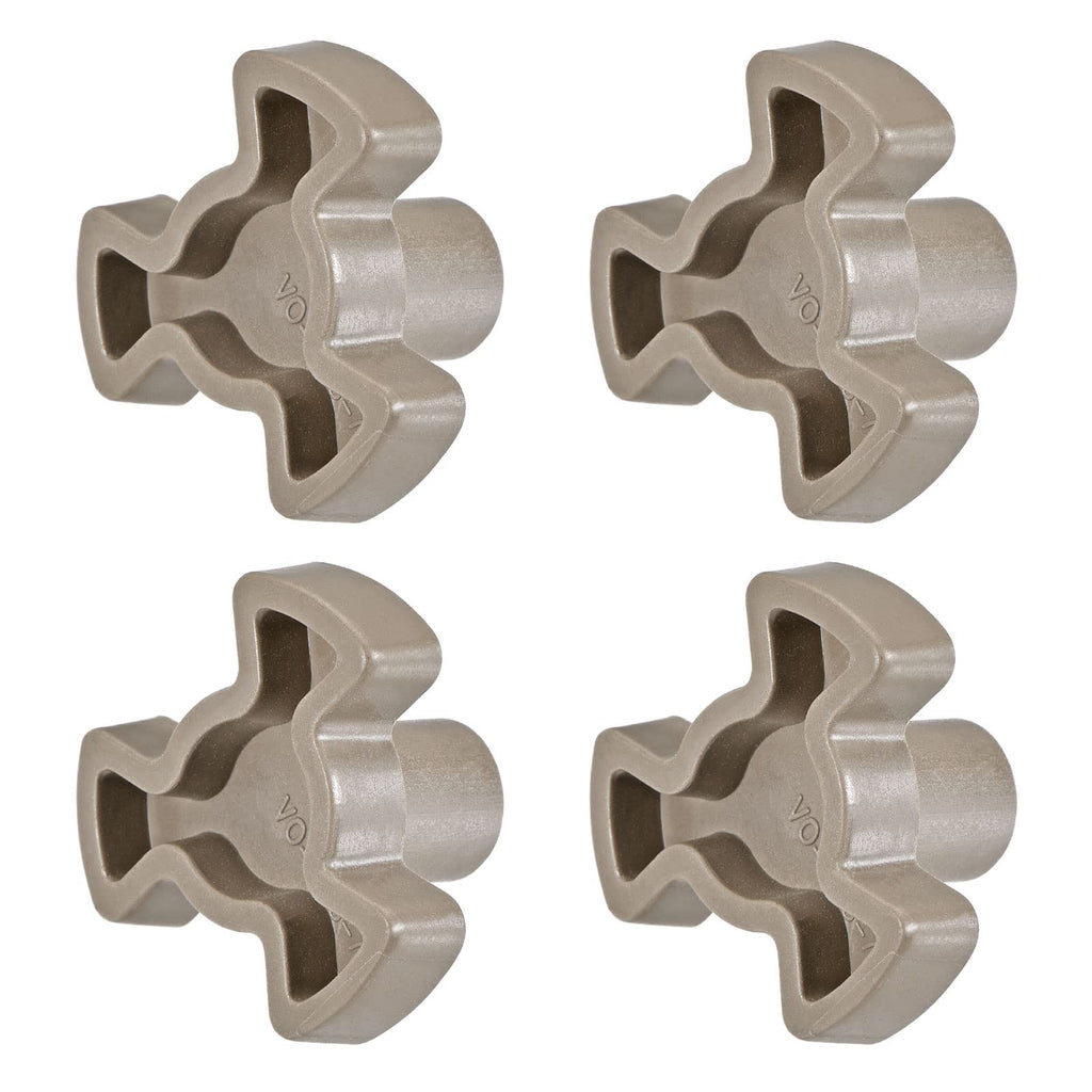 MECCANIXITY Microwave Oven Turntable Roller Support Coupler Shaft Replacement 5mm x 7mm 4 Pcs