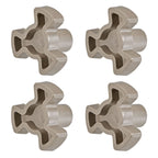 MECCANIXITY Microwave Oven Turntable Roller Support Coupler Shaft Replacement 5mm x 7mm 4 Pcs