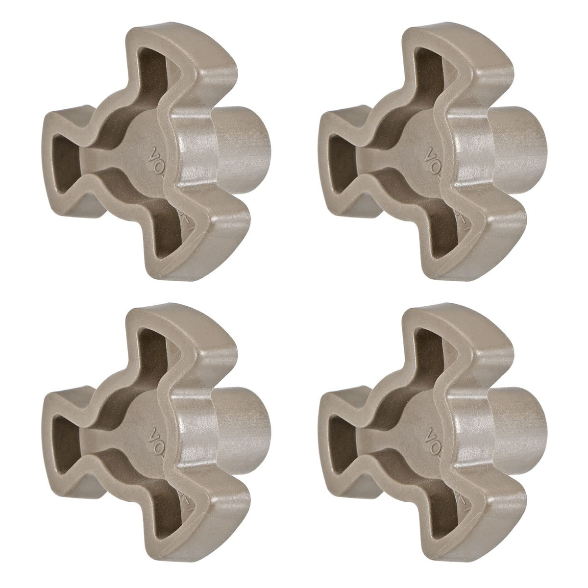 MECCANIXITY Microwave Oven Turntable Roller Support Coupler Shaft Replacement 5mm x 7mm 4 Pcs