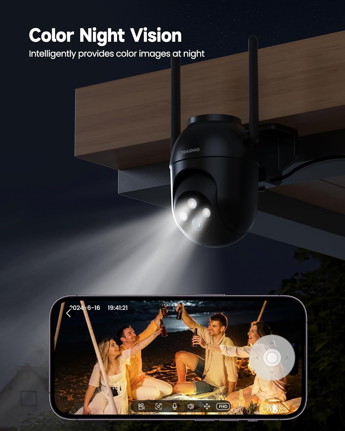 3MP Security Camera Outdoor Wired: Camera for Home Security Outdoor 2.4G/5G WiFi Homekit Dome Surveillance Video Cam