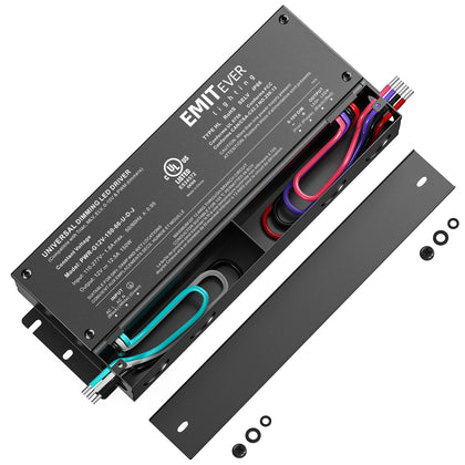 12V 150W 5-in-1 Dimmable LED Driver,AC 110-277V to DC,UL Listed