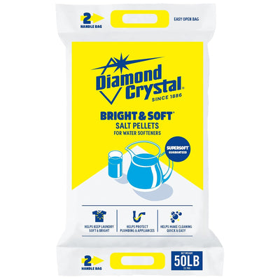 Bright & Soft Water Softener Salt Pellets, 50 Pounds