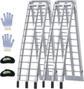 7.5FT Aluminum Loading Ramps, 1800 lbs Capacity Foldable Ramps for Pickup Truck & Trailer, Heavy-Duty ATV UTV Ramp