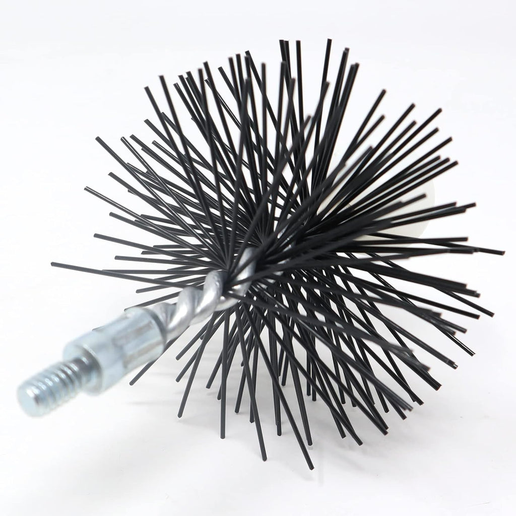3in Pellet Stove Chimney Brush, 1/4-20 Thread, Made in USA
