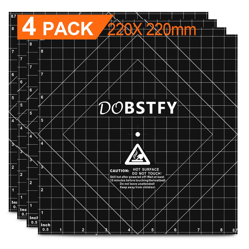 3D Printing Build Surface,with Premium Adhesive 3D Printer Heat Bed Platform Sticker Sheet,for Ender 3/Ender 3
