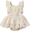 Baby Girl Summer Sleeveless Lace Romper Dress