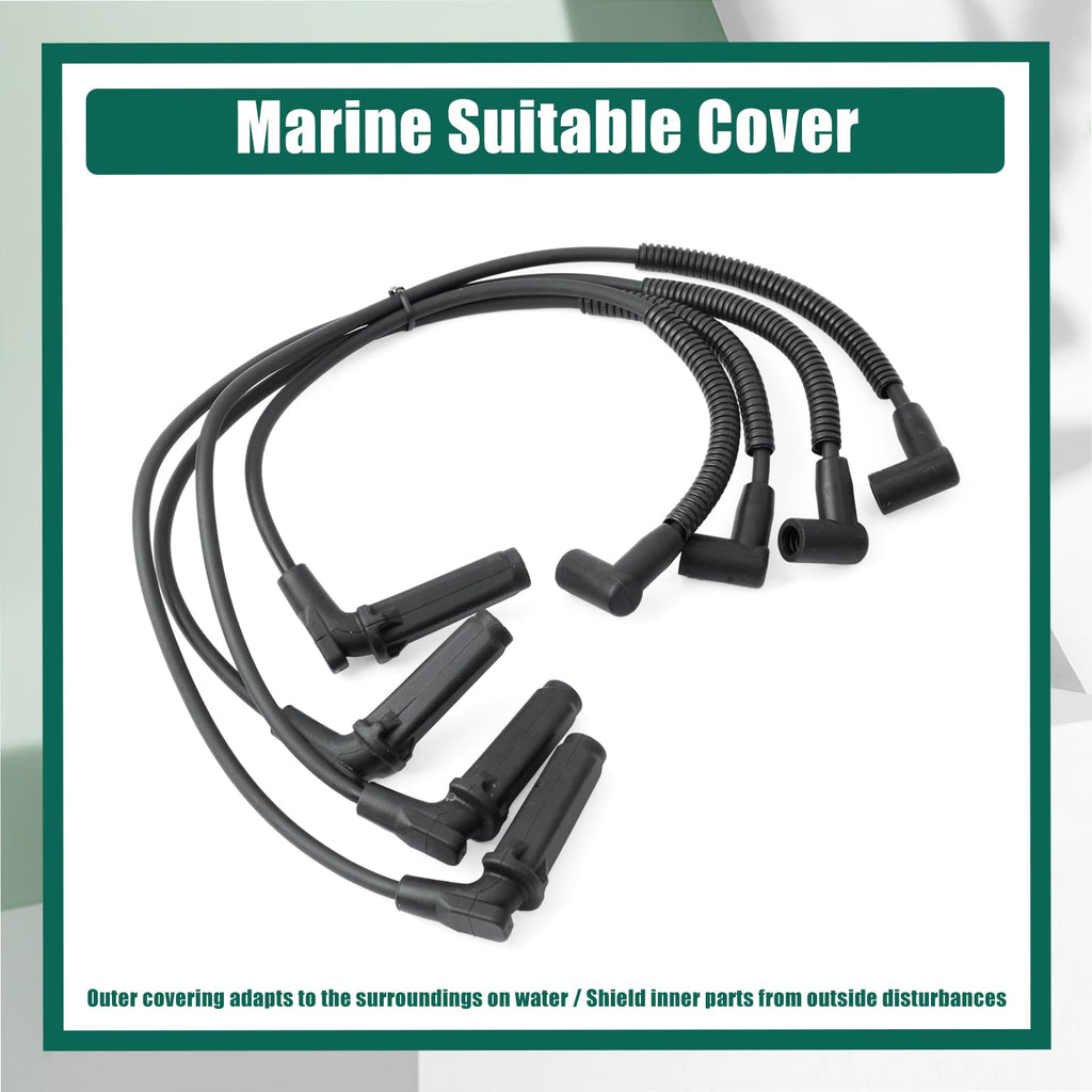 YUXIVCNE 8M0057769 Outboard Spark Plug Wire Compatible with Mercury Marine