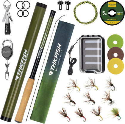 Tenkara Fly Fishing Rod Kit 8.7ft/10.6ft/11.6ft 24T Carbon Fiber Telescopic Fly Fishing Combo Kit with Carrying Case