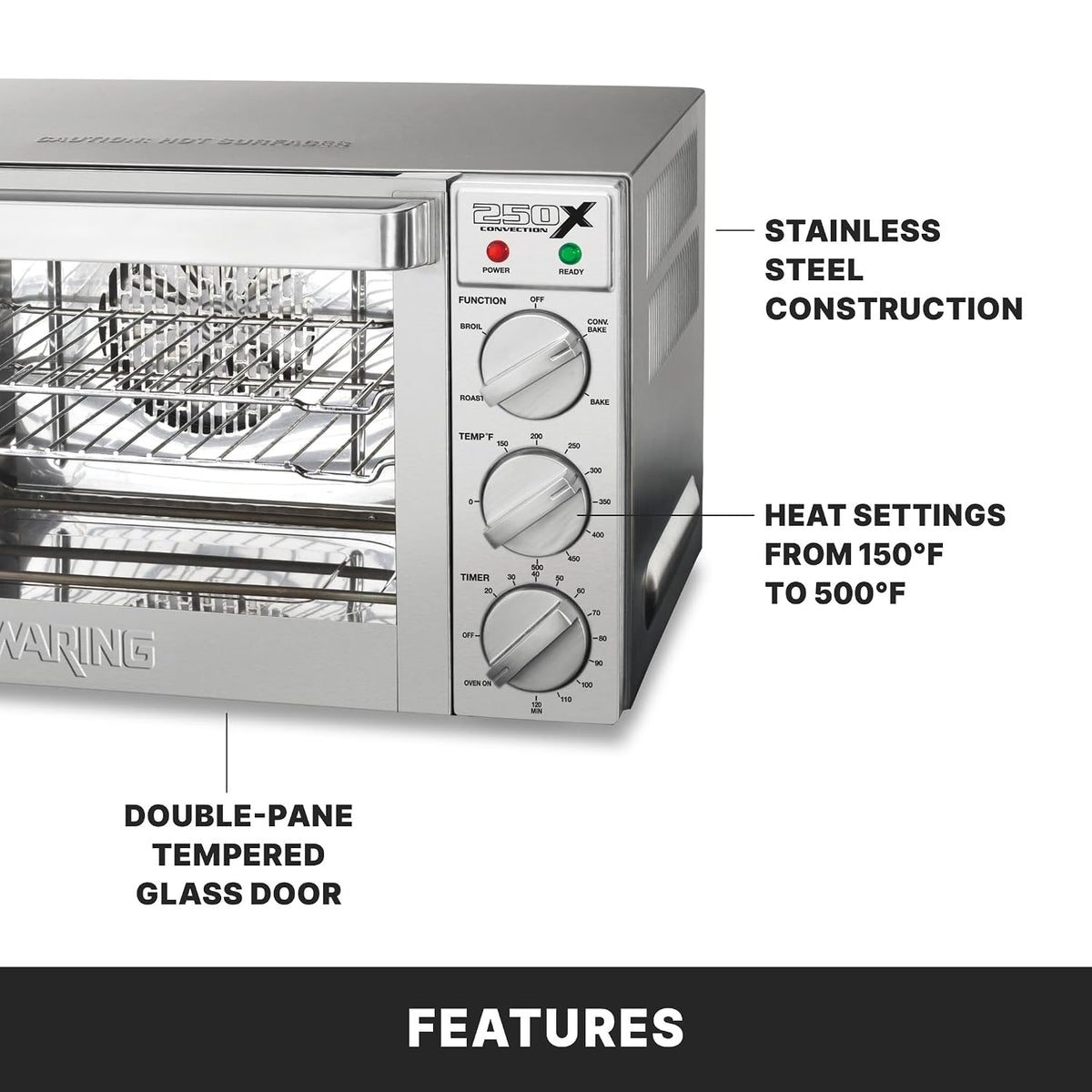 Convection Oven with Quarter-Size Pan Capacity