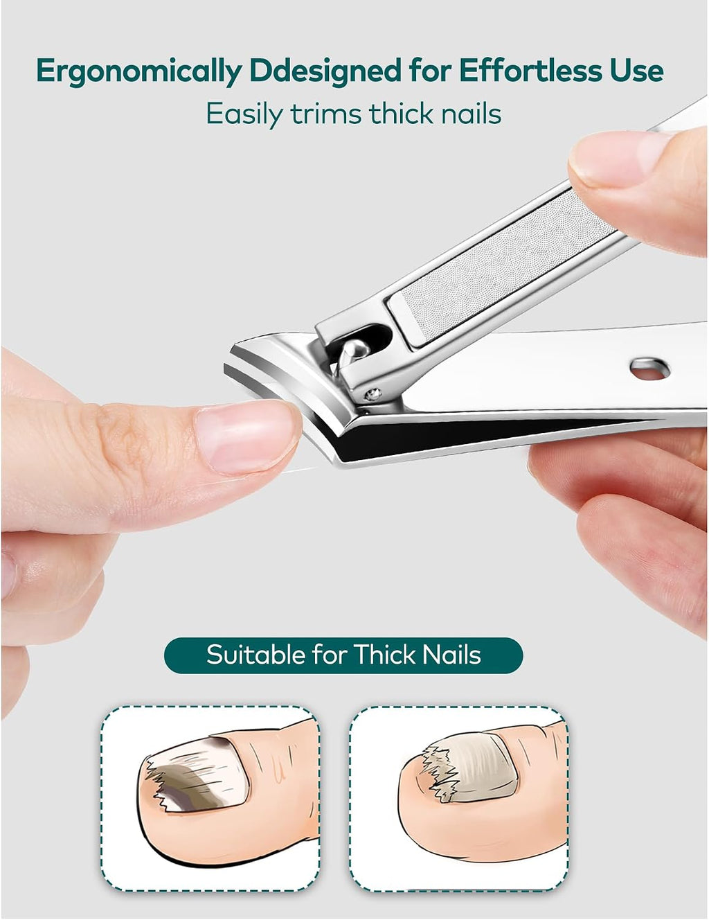 Manicure Kit 10 in 1, Excellent Quality Nail Clipper Set Nail Kit