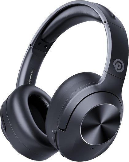 Active Noise Cancelling Headphones, Upgraded Wireless Bluetooth Headphones Over Ear (Carbon Black)