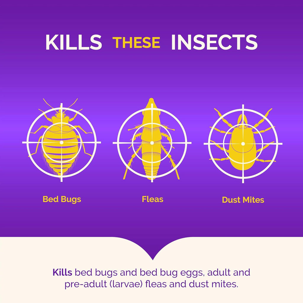 Bed Bug Killer Ready-to-Use Spray, 32 Ounces | Kills Bed Bugs & Their Eggs, Fleas & Dust Mites, For Indoor Use on