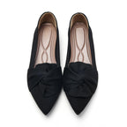 Flats for Women Pointed Toe Ballet Flats Black US8