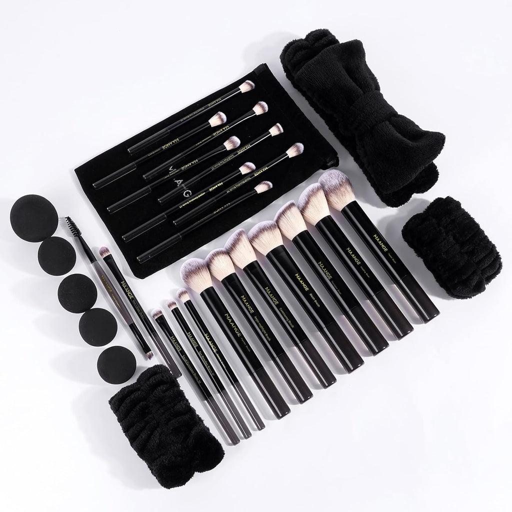 Makeup Brushes 30 Pcs Makeup Kit, Multi-functional Makeup Tool Set with 20 Pcs Makeup Brush Foundation Brush Make up