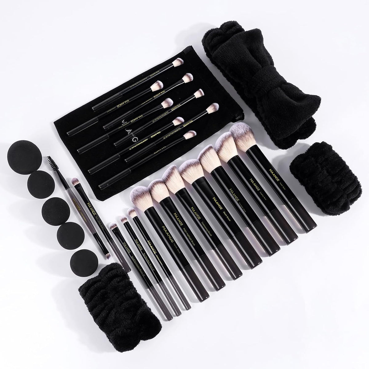Makeup Brushes 30 Pcs Makeup Kit, Multi-functional Makeup Tool Set with 20 Pcs Makeup Brush Foundation Brush Make up