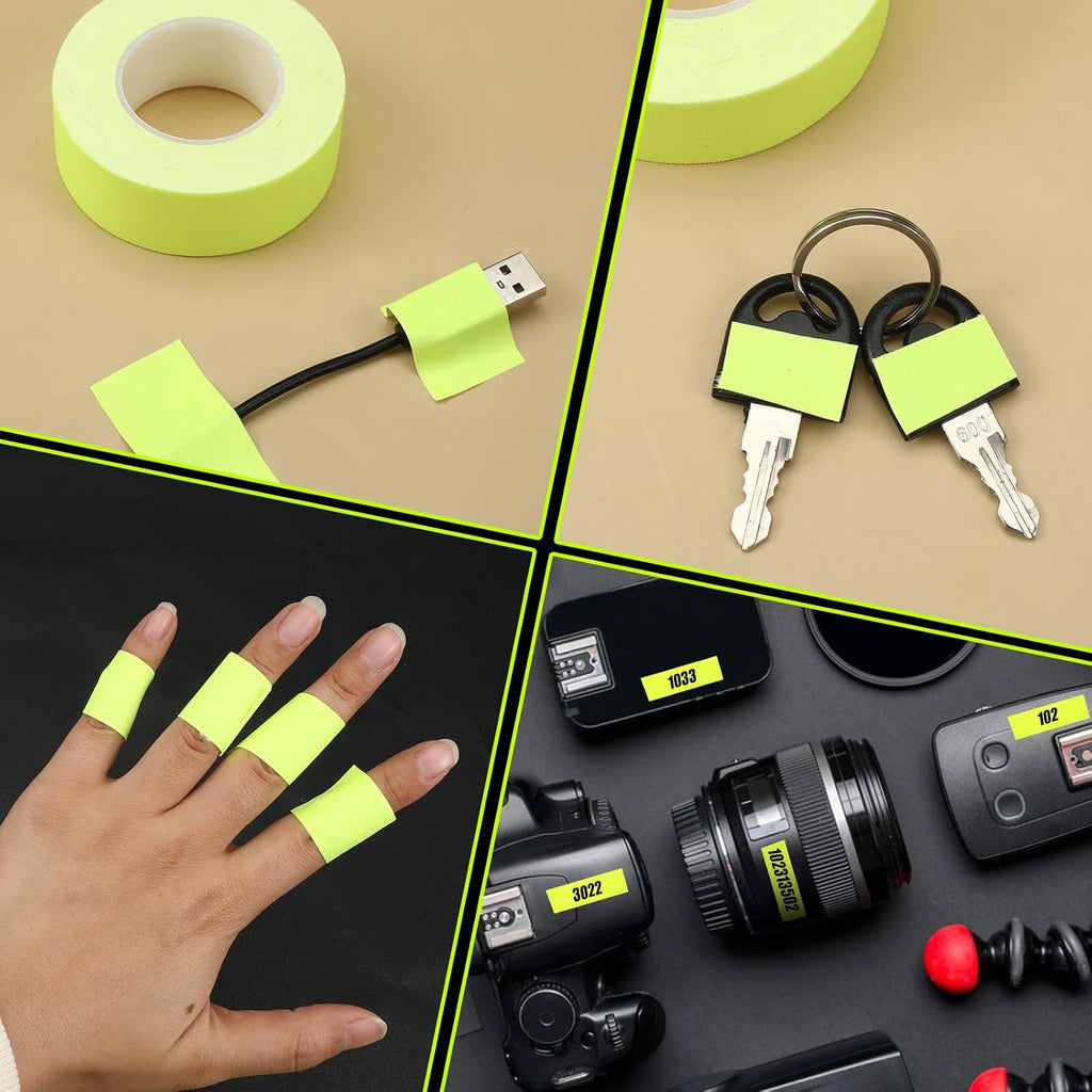 Spike Tapes, Neon Gaffer Tape, Fluorescent Blacklight UV Reactive Spike Tapes